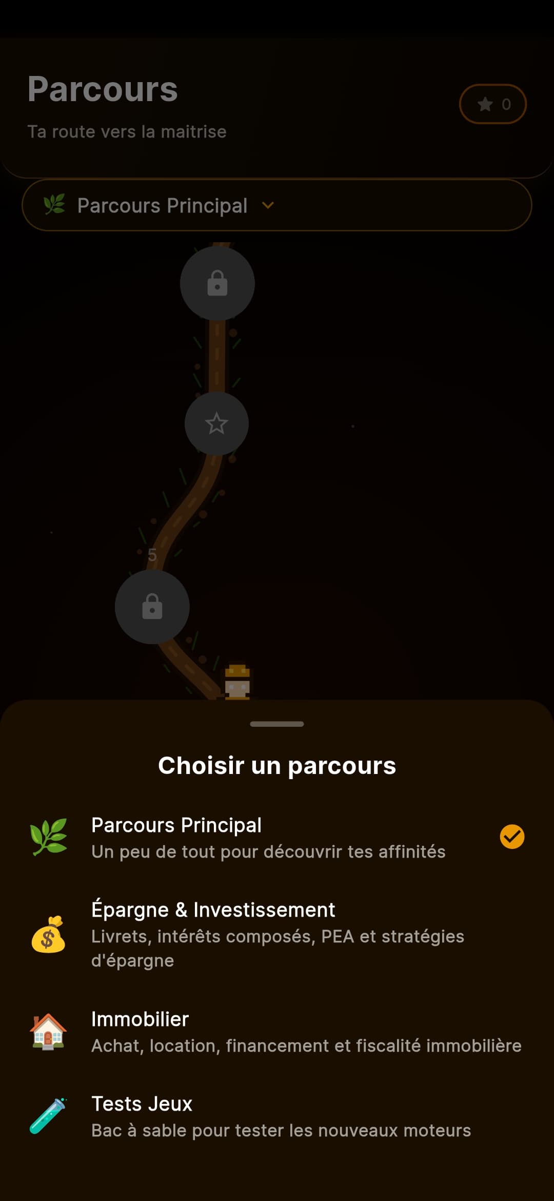 Arbre de progression